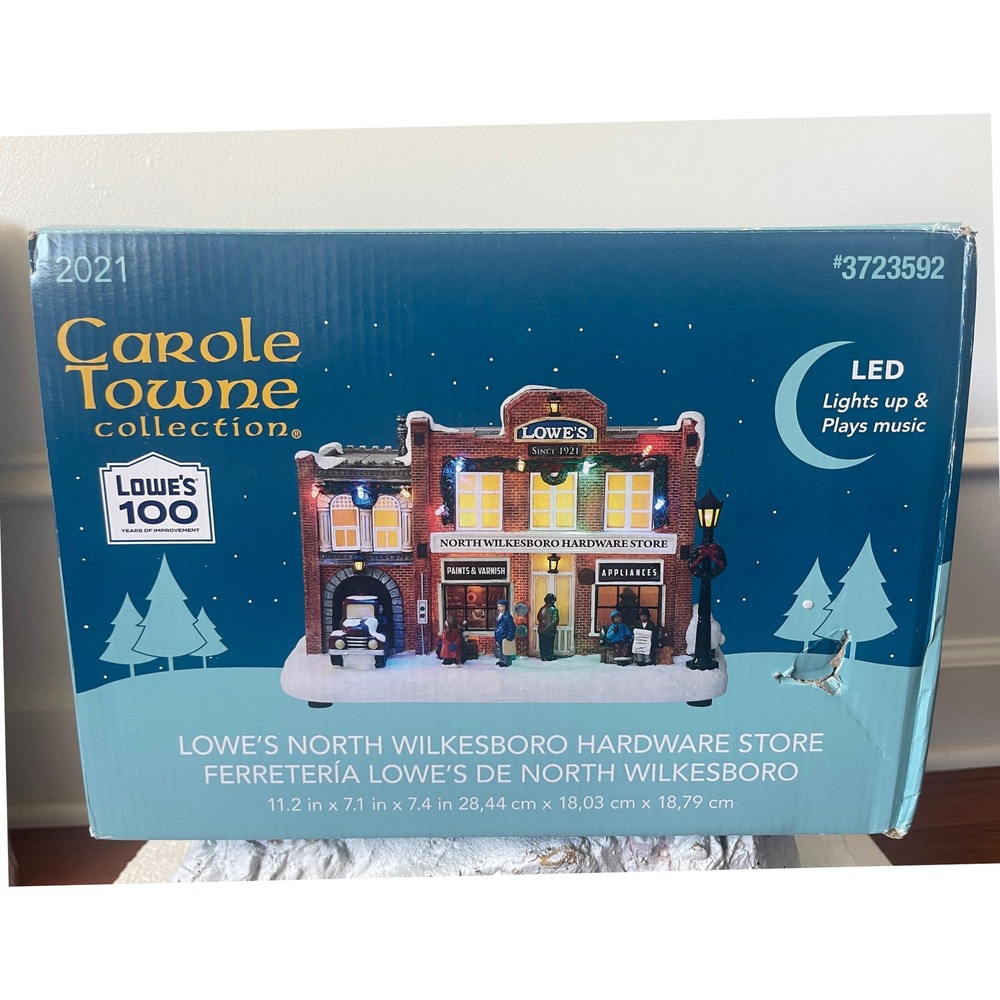 Carole Towne LOWE'S 100th Anniversary North Wilkesboro Hardware Store 2021 LED